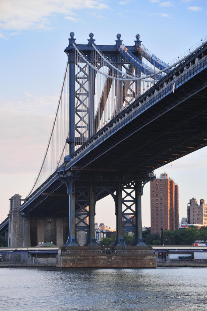 Angles of the Brooklyn Bridge